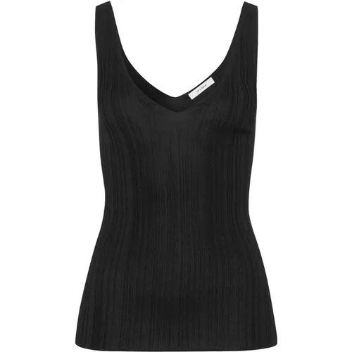 Unregelmäßiger Strick V-Ausschnitt Top , Damen, Größe: 3XL - IVY OAK - Modalova