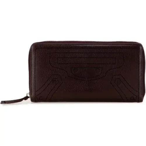 Pre-owned Wallets, female, , Size: ONE SIZE Pre-owned Leather wallets - Balenciaga Vintage - Modalova