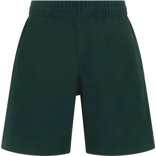 Cotton Shorts Elastic Waistband , male, Sizes: L - Burberry - Modalova