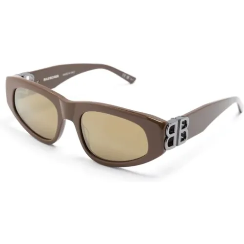 Bb0095S 020 Sunglasses , female, Sizes: 53 MM - Balenciaga - Modalova
