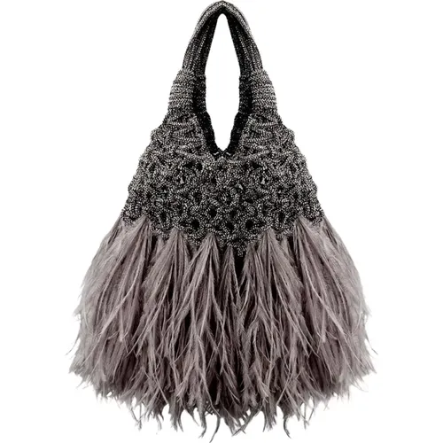 Handbags, female, , Size: ONE SIZE Mini Plumes - Hibourama - Modalova