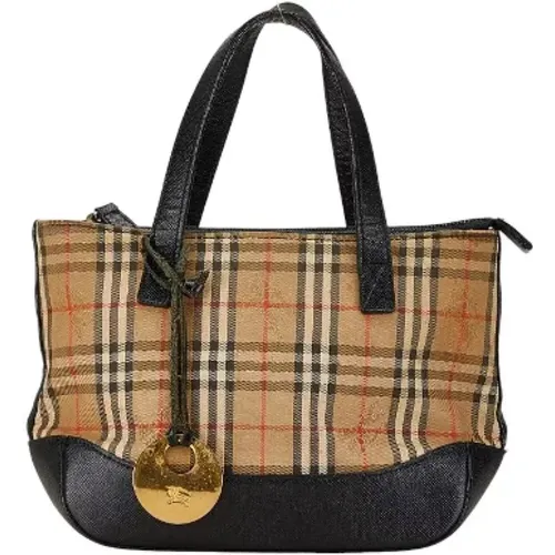 Pre-owned Tote Bags, female, , Size: ONE SIZE Pre-owned Canvas handbags - Burberry Vintage - Modalova