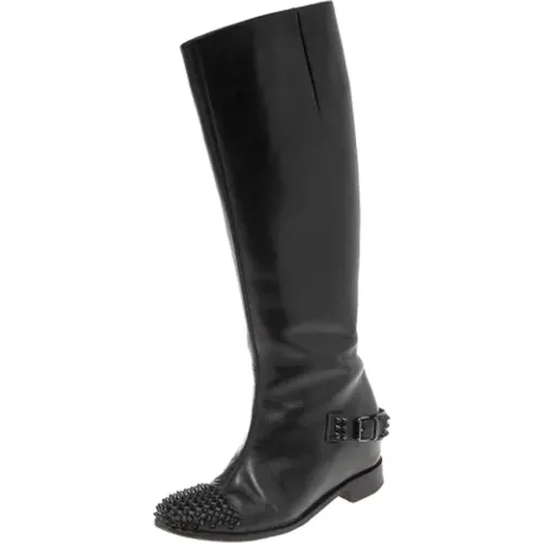 Pre-owned Leder boots , Damen, Größe: 36 EU - Christian Louboutin Pre-owned - Modalova