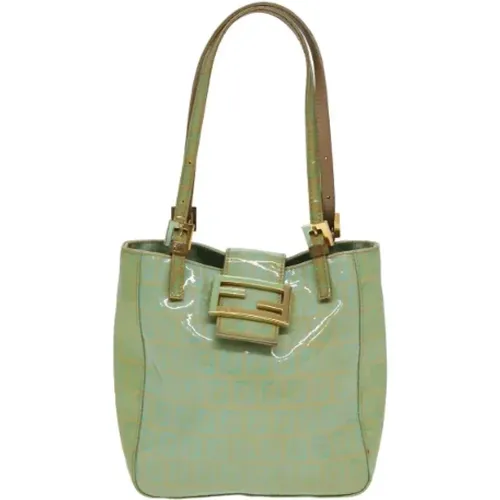 Pre-owned Tote Bags, female, , Size: ONE SIZE Pre-owned Canvas fendi-bags - Fendi Vintage - Modalova