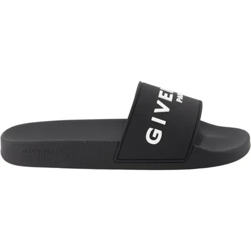 Logo Slide Sandals , male, Sizes: 6 UK - Givenchy - Modalova