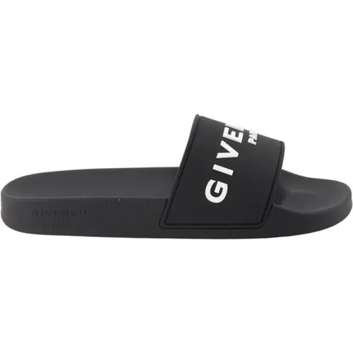 Logo Slide Sandals , male, Sizes: 7 UK, 11 UK - Givenchy - Modalova