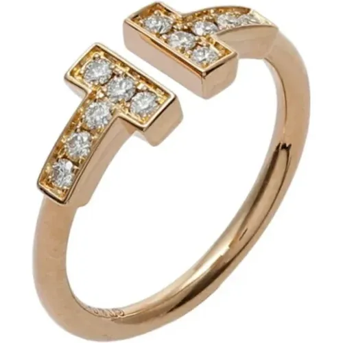 Pre-owned Jewellery, female, , Size: ONE SIZE Pre-owned Rose Gold rings - Tiffany & Co. Pre-owned - Modalova