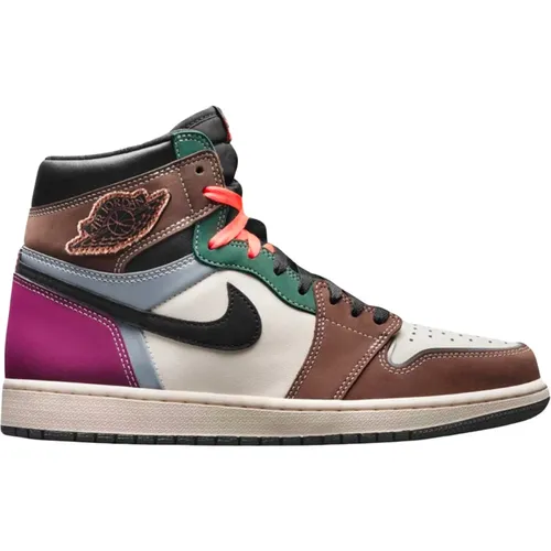 Hand Crafted Air Jordan 1 Retro , male, Sizes: 3 1/2 UK, 7 UK, 8 1/2 UK, 6 UK, 15 1/2 UK, 1 1/2 UK, 4 UK, 10 1/2 UK, 6 1/2 UK, 9 UK, 8 UK, 14 1/2 UK, - Nike - Modalova