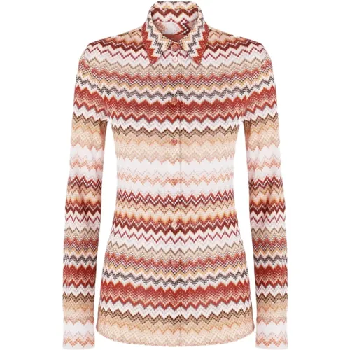 Shirts, female, , Size: S Multicolour Women's Shirts Ss25 - Missoni - Modalova