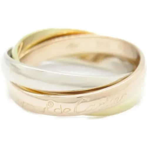 Pre-owned Jewellery, female, , Size: ONE SIZE Pre-owned Gold rings - Cartier Vintage - Modalova