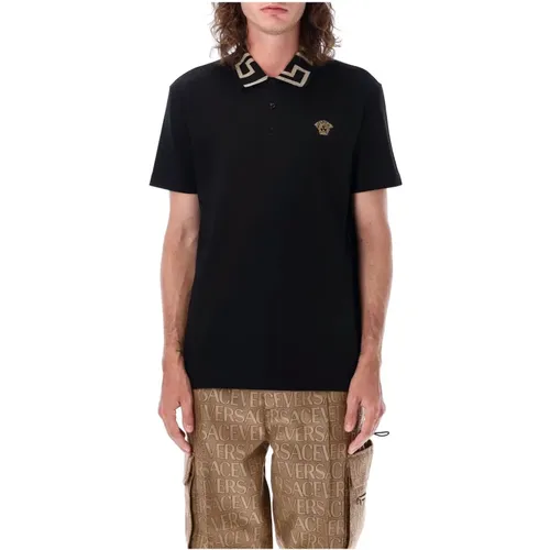 Mens Clothing T-Shirts Polos Aw23 , male, Sizes: M, L - Versace - Modalova