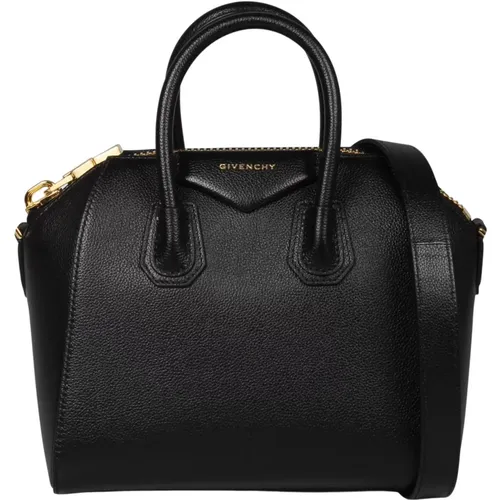 Grained Leather Small Antigona Bag , female, Sizes: ONE SIZE - Givenchy - Modalova