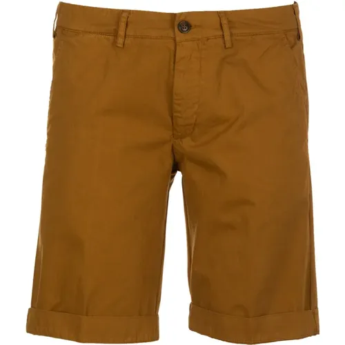 Orangefarbene Chino Bermuda Shorts für Männer - 40WEFT - Modalova