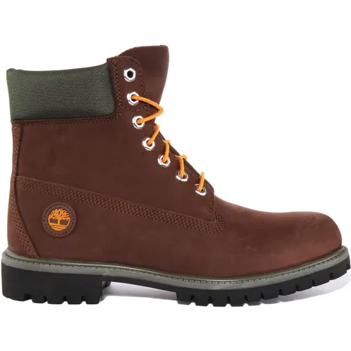 Waterproof Leather Ankle Boot in Dark , male, Sizes: 7 UK - Timberland - Modalova