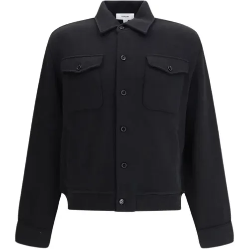 Light Jackets, male, , Size: M Virgin Wool Tailored Jacket - Lardini - Modalova