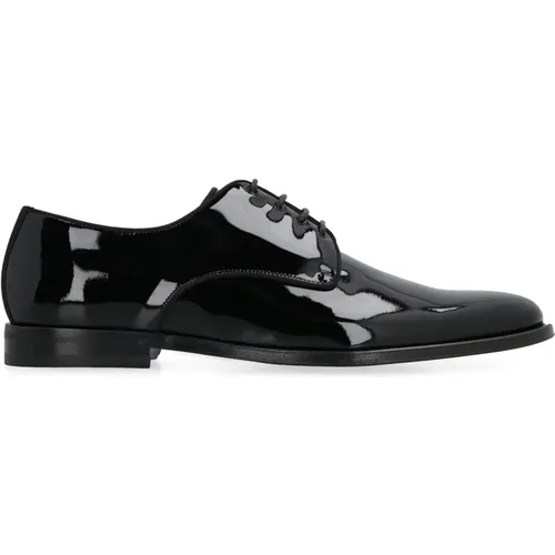 Raffaello Lackleder Derby Schuhe , Herren, Größe: 40 EU - Dolce & Gabbana - Modalova