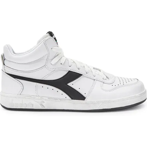 Sneakers, male, , Size: 7 US Icona Sneakers Spring/Summer Leather Collection - Diadora - Modalova