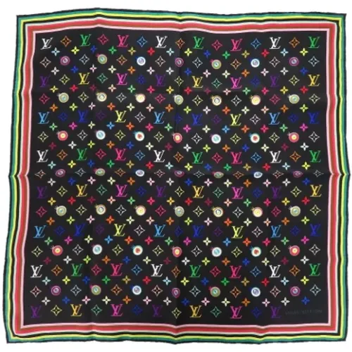 Pre-owned Scarves, female, , Size: ONE SIZE Pre-owned Silk scarves - Louis Vuitton Vintage - Modalova