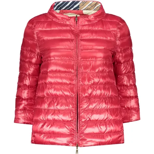 Down Jackets, female, , Size: XS Printed Reversible Down Jacket - Herno - Modalova