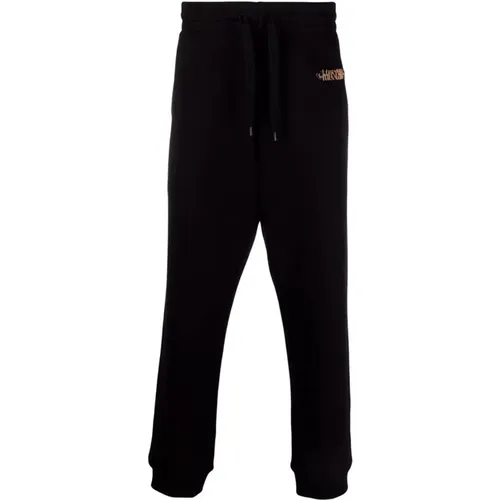 Bordeaux Pailletten Sportliche Sweatpants , Herren, Größe: S - Moschino - Modalova