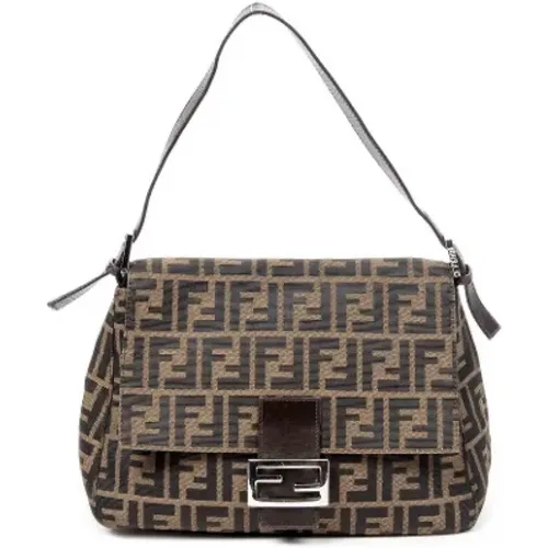 Pre-owned Canvas shoulder-bags , female, Sizes: ONE SIZE - Fendi Vintage - Modalova