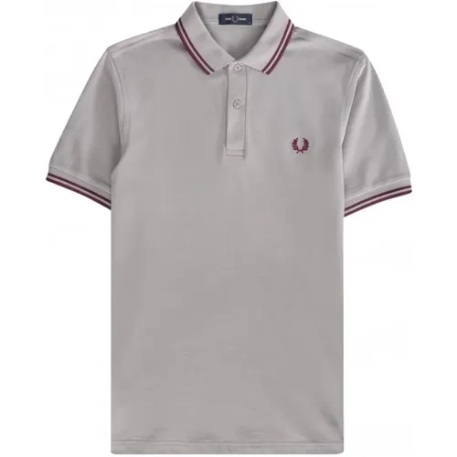 Polo Shirts, male, , Size: 2XL Slim Fit Twin Tipped Polo - Fred Perry - Modalova