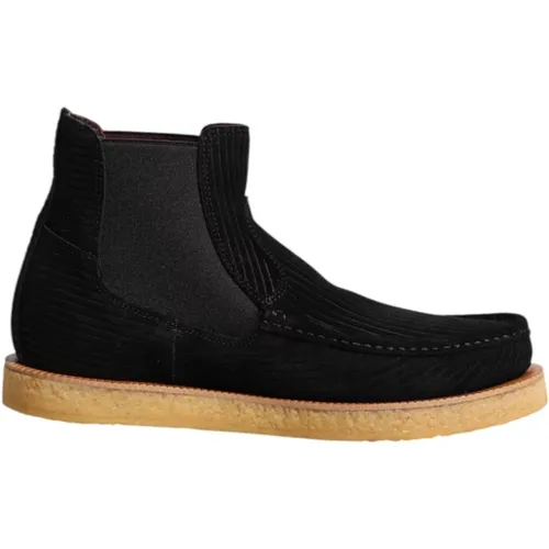 Chelsea Boots, male, , Size: 11 US Suede Slip On Ankle Boots - Dolce & Gabbana - Modalova