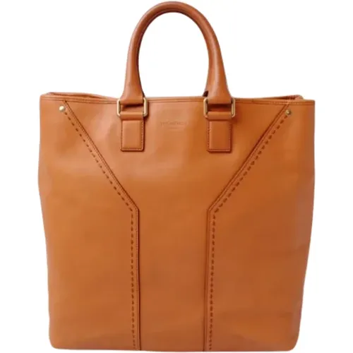 Pre-owned Tote Bags, female, , Size: ONE SIZE Pre-owned Leather handbags - Yves Saint Laurent Vintage - Modalova