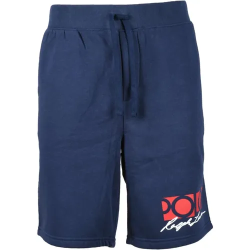 Cotton Blend Bermuda Shorts , male, Sizes: XL, L, 2XL - Polo Ralph Lauren - Modalova