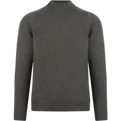 Turtlenecks, male, , Size: L Stylish Sweater with Short Sleeves - Gran Sasso - Modalova