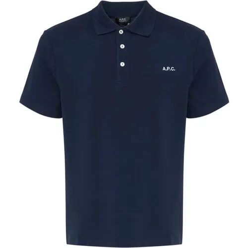 Polo Shirts, male, , Size: M Standard Gots Polo Shirt - A.p.c. - Modalova