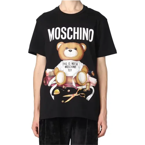 T-shirts and Polos , male, Sizes: XL - Moschino - Modalova
