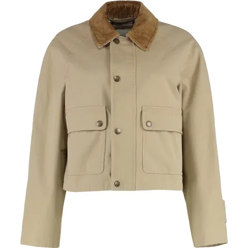 Light Jackets, female, , Size: 2XS Botton Jacket - Burberry - Modalova