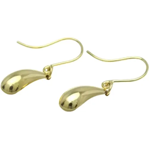 Pre-owned Jewellery, female, , Size: ONE SIZE Pre-owned Gold earrings - Tiffany & Co. Pre-owned - Modalova