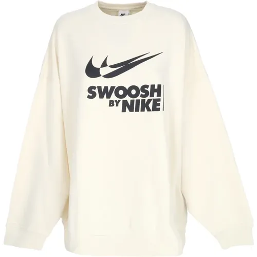 Crewneck Sweatshirt with Big Logo , female, Sizes: M, XS, L - Nike - Modalova