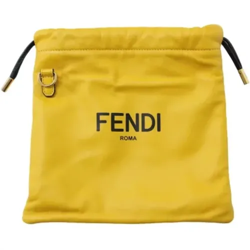 Pre-owned Bucket Bags, female, , Size: ONE SIZE Pre-owned Leather fendi-bags - Fendi Vintage - Modalova