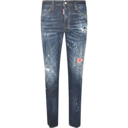 Distressed Skinny Jeans , male, Sizes: L, XL, S, 2XL - Dsquared2 - Modalova