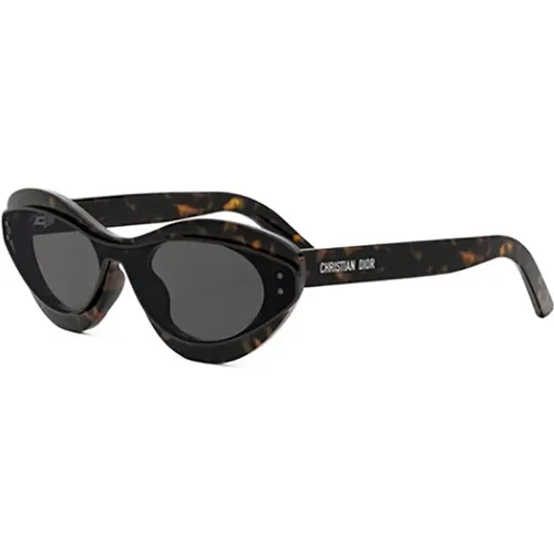 Braune Sonnenbrille Damen Accessoires Ss24 , Damen, Größe: ONE Size - Dior - Modalova
