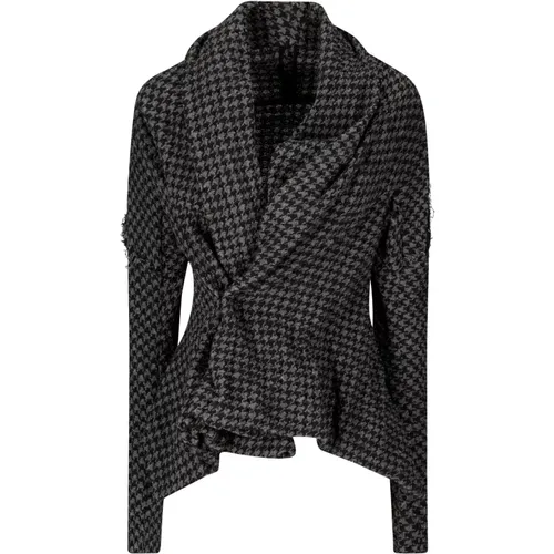 Shawl Collar Wrap Jacket , female, Sizes: M - Yohji Yamamoto - Modalova