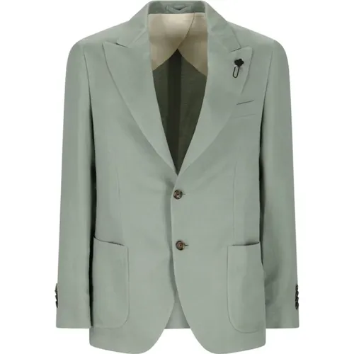 Blazers, male, , Size: M Iconic Drop Jacket for Men - Lardini - Modalova