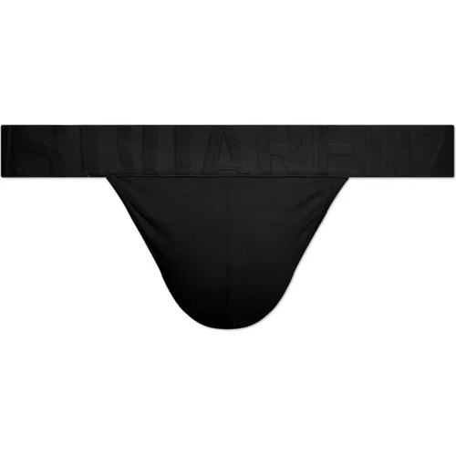 Bottoms, male, , Size: M Logo Thongs - Dsquared2 - Modalova