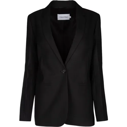Stilvolle Jacke , Damen, Größe: S - Calvin Klein - Modalova