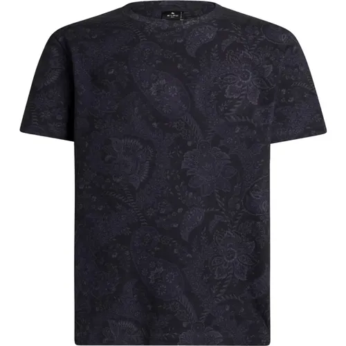 Floral Paisley Print T-Shirt , male, Sizes: L, XL, S, M - ETRO - Modalova