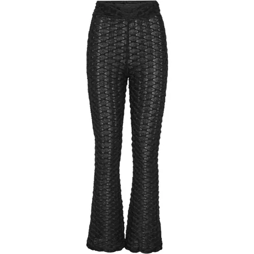 Schwarze Bubble Wrap Slim Hose , Damen, Größe: XS - Henrik Vibskov - Modalova