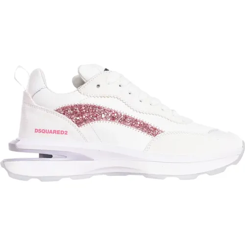 Mid-Top Sportliche Sneakers , Damen, Größe: 40 EU - Dsquared2 - Modalova