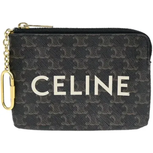 Pre-owned Wallets, female, , Size: ONE SIZE Pre-owned Canvas wallets - Celine Vintage - Modalova