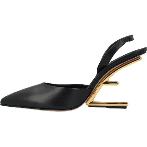 Pre-owned Leather heels , female, Sizes: 8 UK - Fendi Vintage - Modalova