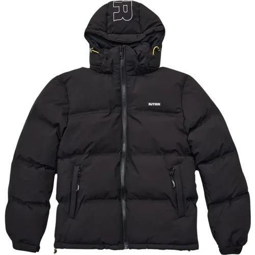 Schwarze Steppjacke X , Herren, Größe: S - IUTER - Modalova