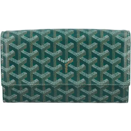 Pre-owned Wallets, female, , Size: ONE SIZE Pre-owned Canvas wallets - Goyard Vintage - Modalova