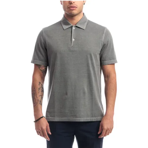 Cotton Jersey Polo Shirt , male, Sizes: XL, L - Aspesi - Modalova